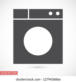 WASHER vector icon eps 10