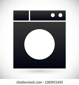 WASHER vector icon eps 10