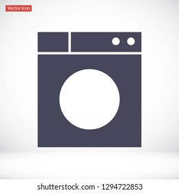 WASHER vector icon eps 10