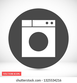 WASHER vector icon eps 10