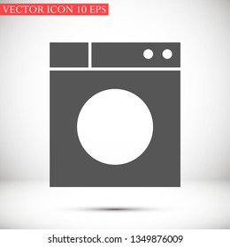 WASHER vector icon eps 10