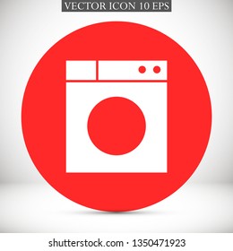 WASHER vector icon eps 10