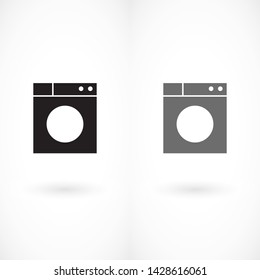 WASHER vector icon eps 10 , Lorem ipsum Flat design
