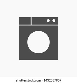 WASHER vector icon eps 10 , Lorem ipsum Flat design