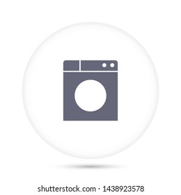 WASHER vector icon eps 10 , Lorem ipsum Flat design