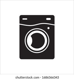 Washer vector icon. Washer flat sign design. Wash machine symbol pictogram