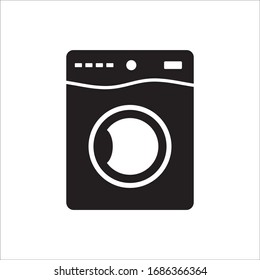 Washer vector icon. Washer flat sign design. Wash machine symbol pictogram