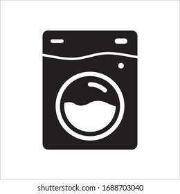 Washer vector icon. Washer flat sign design. Wash machine symbol pictogram