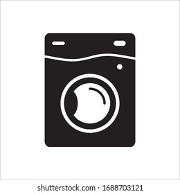 Washer vector icon. Washer flat sign design. Wash machine symbol pictogram