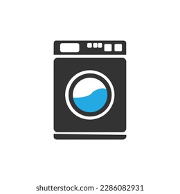 Icono vectorial del lavaparabrisas. Diseño de señales planas del lavaparabrisas. Pictograma de símbolo de máquina de lavado