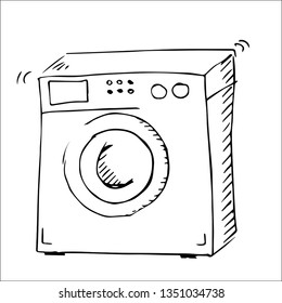 washer vector sketch 