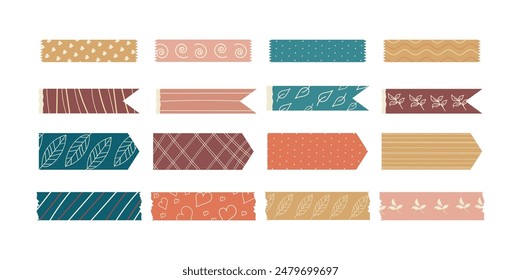 Washi Tape Element Vector Set