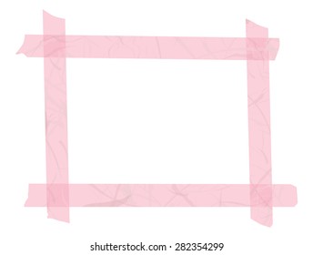 Washi tape frame