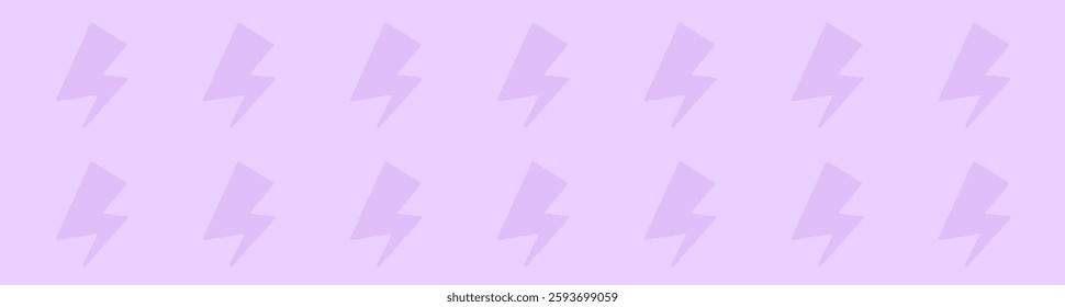 Washi Tape With Lightning Marks Pattern Vector Illustration