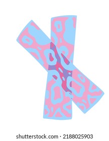 washi tape with wild print. Cute colored patterned washi tape isolated on a white background