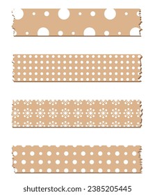 Masking Tape Washi Tape Tapes Journal Stock Vector (Royalty Free