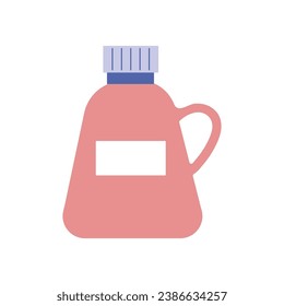 Washing agent, washing gel, detergent, vector illustration