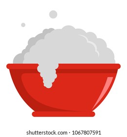 Washing basin icon. Flat illustration of washing basin vector icon for web