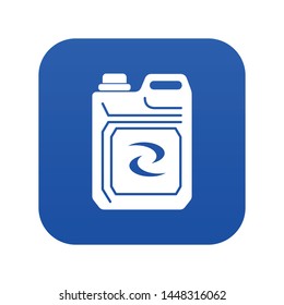 Washing bottle icon. Simple illustration of washing bottle vector icon for web