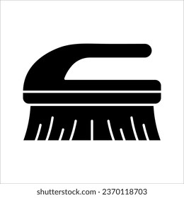 Washing brush icon. Outline washing brush vector icon for web design. vector illustration on white background