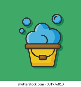 washing bucket icon