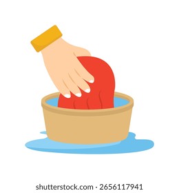 Paño De Lavado Vector Plano Icon Eps 10 Archivos