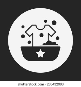 Washing clothes icon
