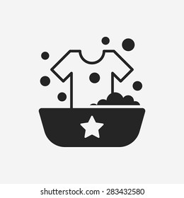 Washing clothes icon