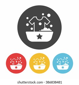 Washing clothes icon