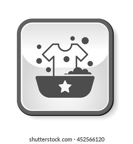 Washing clothes icon