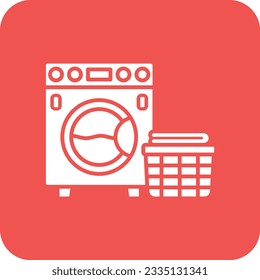 Washing Clothes vector icon. Can be used for printing, mobile and web applications.