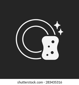 washing dishes icon