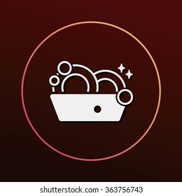 washing dishes icon