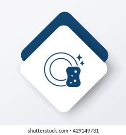 washing dishes icon