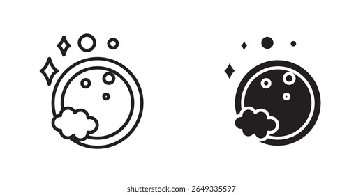 Washing dishes icon Design Illustrations. editable web icons