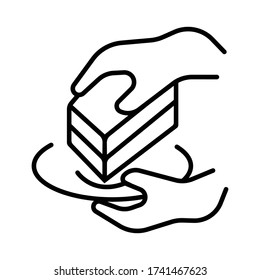 washing dishes icon vector. washing dishes icon vector symbol illustration