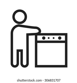 Washing, dishes, kitchen icon vector image. Can also be used for activities. Suitable for use on web apps, mobile apps and print media.