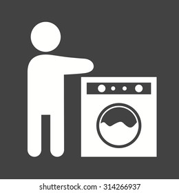 Washing, dishes, kitchen icon vector image. Can also be used for activities. Suitable for use on web apps, mobile apps and print media.