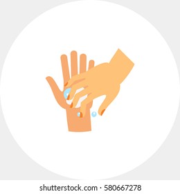 Washing Fingernails Icon