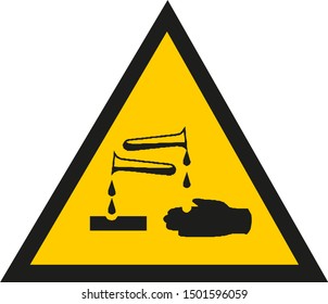 Washing hand bright yellow material minimal icon or logo design