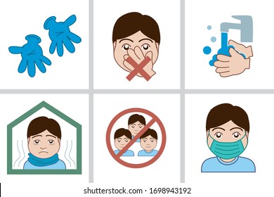 washing hand health care mask