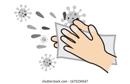 Washing hand for health protection from Covid-19, Washing hands to prevent infection ,Hygiene concept.