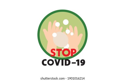 Washing hand for health protection from Covid-19, Washing hands to prevent infection ,Hygiene concept.