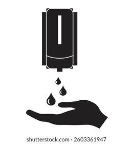 Washing hand with soap icon, cleaning icon