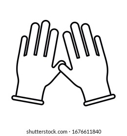 washing hands, line style icon vector illustration design
