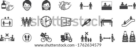 washing hands mask illustration vector