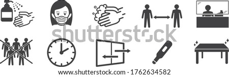 washing hands mask illustration vector