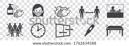 washing hands mask illustration vector