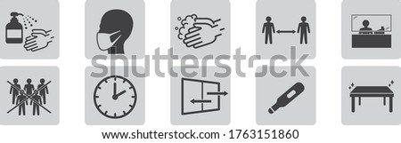 washing hands mask illustration vector