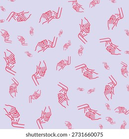 Waschende Hände hübsches Element trendy Design Vektor Illustration bunter Hintergrund.eps